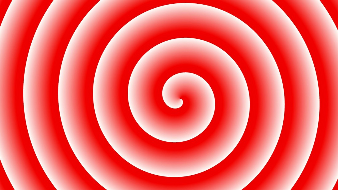 red-hypnotic-background
